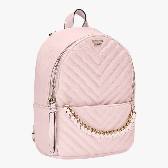 Victoria's Secret Handbags - Victorias Secret Light Pink Quilted Mini Backpack